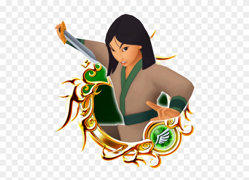 Fa Mulan Png Picture - Mulan Kingdom Hearts Png #301944