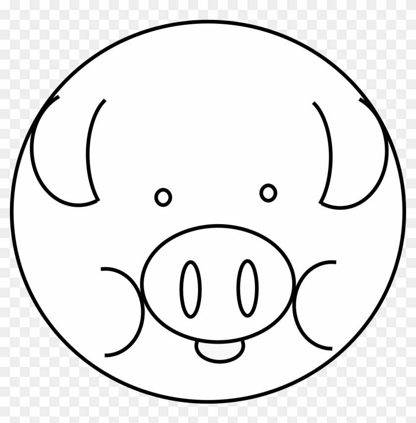 Pig Clip Art Black And White - Pig Icon #301969