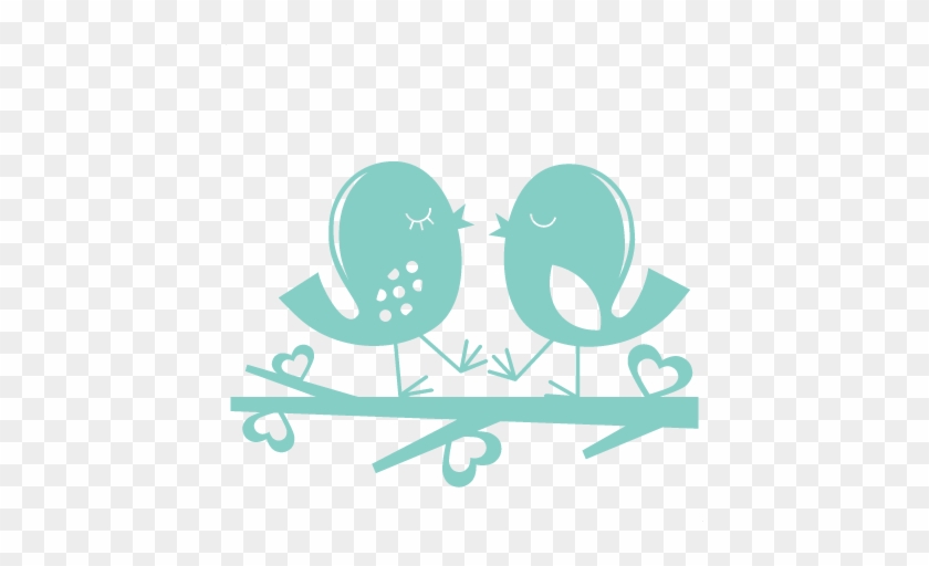 Love Birds Svg Scrapbook Cut File Cute Clipart Files - Silhouette #302021