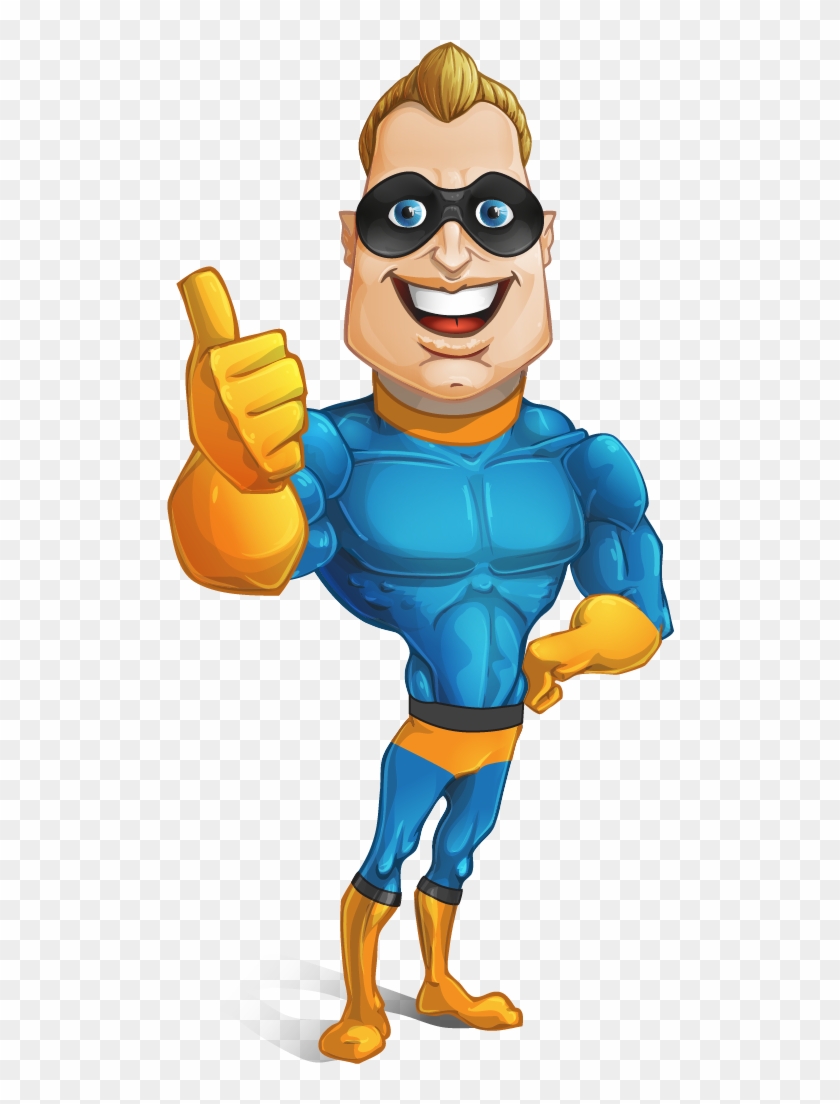 Smiling Superhero-05 - Flyer Man #302031