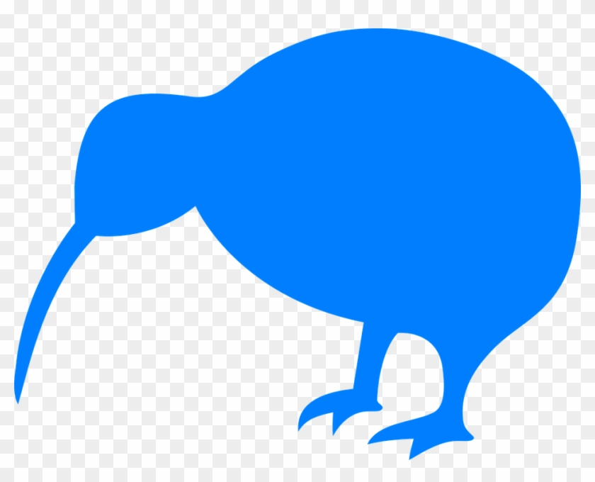 All Kiwi Bird Animal Silhouette Files Clipart Dragon - Kiwi Bird Silhouette #302057