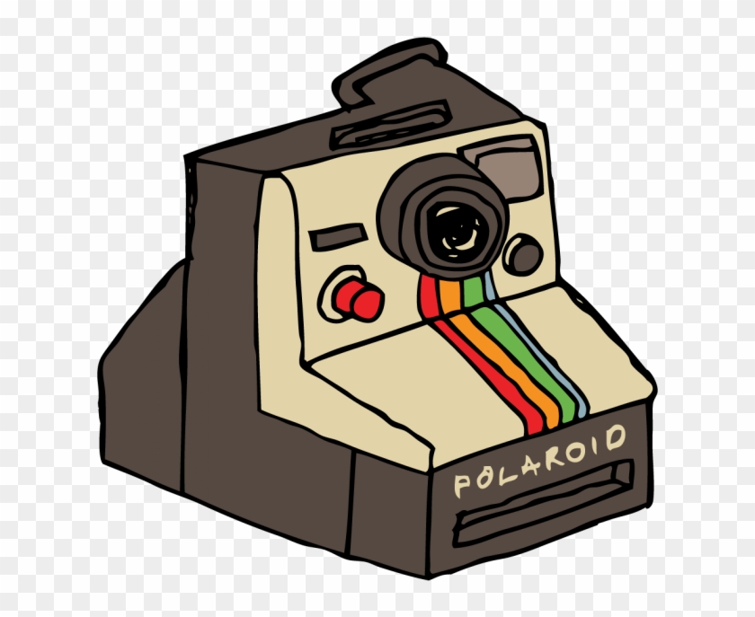 Back - Polaroid Camera Clipart Transparent #302228