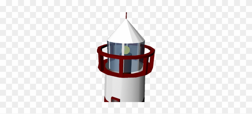 My Lighthouse Exterior Is Composed Of Only One Polygon, - Lighthouse #302243