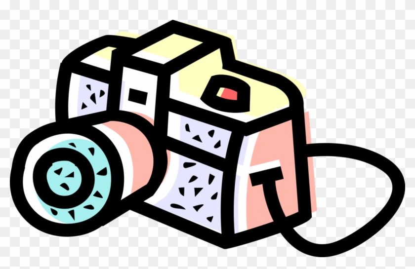 Vector Illustration Of Photography Digital Slr 35mm - Vector Illustration Of Photography Digital Slr 35mm #302302