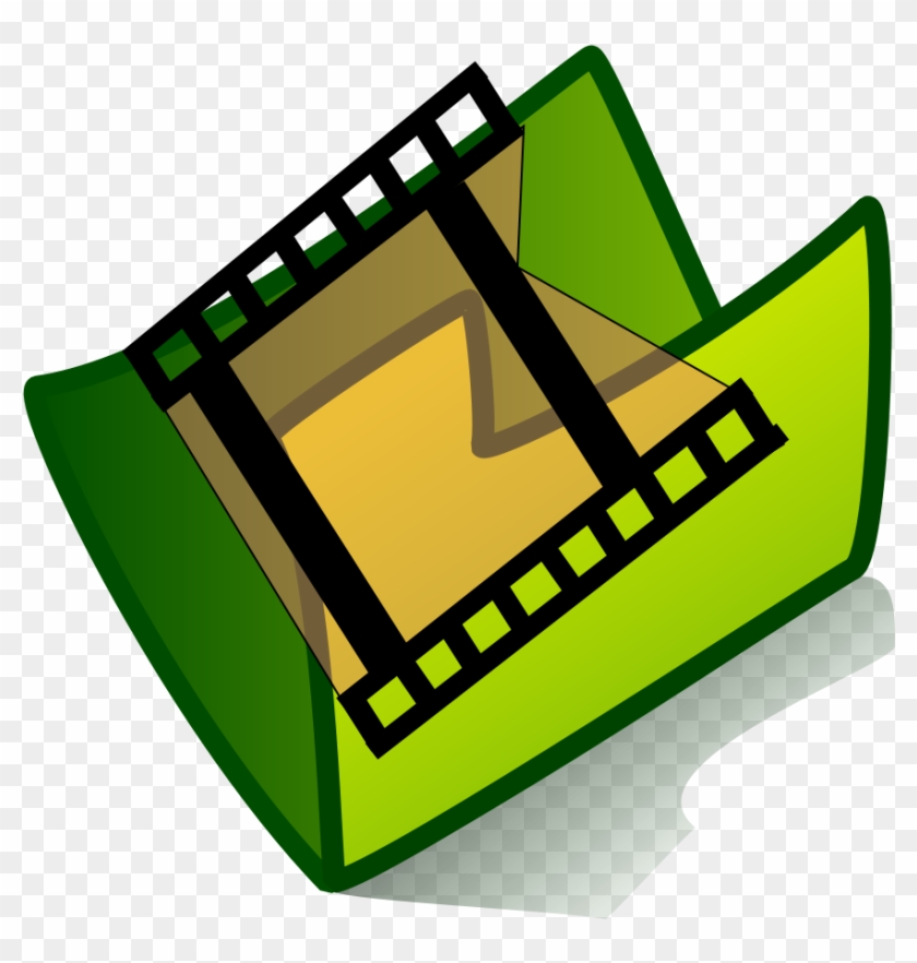 Folder Video Clipart Vector Clip Art Free Design - Iconos Verdes Para Carpetas Png #302357