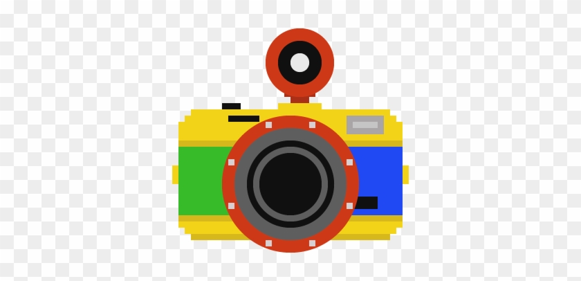 A Collection Of 100 Pixelated Camera Illustrations - Pixelated Canon Camera #302390