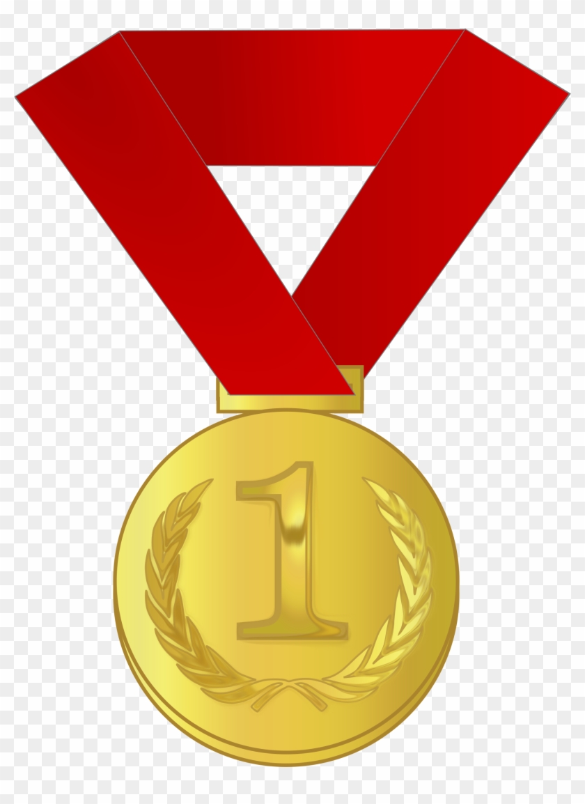 Gold Medal Clipart - Clip Art Gold Medal #302475