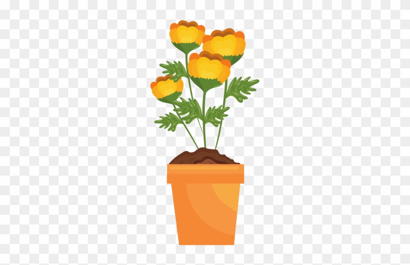 Flowers In A Pot Icon - Icon #302728