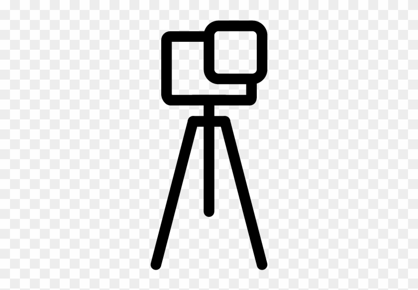 Tripod Withgopro Icon - Tripod Icon Png #302735