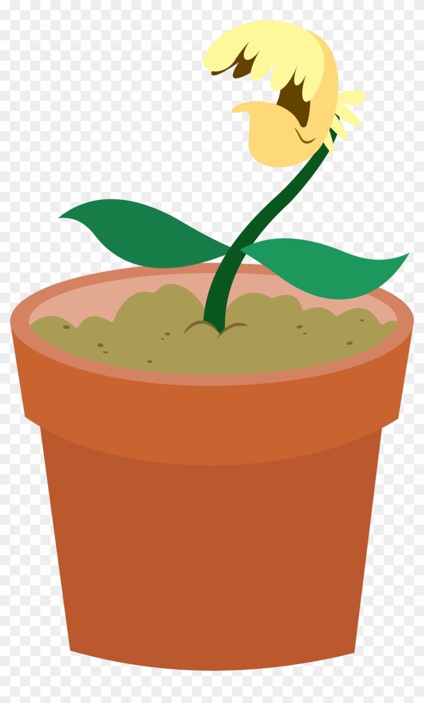 Dasprid, Coughing, Flower, Flower Pot, No Pony, Plant, - Mlp Vector Flower #302769