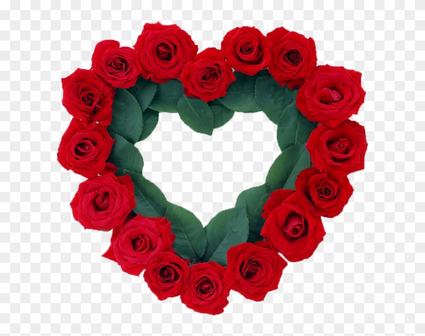 Flower Rose Wreath Valentines Day Heart - Flower Rose Wreath Valentines Day Heart #302882