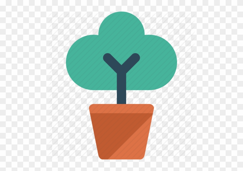 Flower Pot Icon - Growing Flower Icon Png #302790