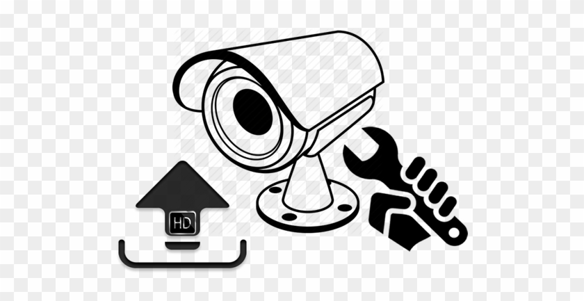 Cctv & Security Installations - Cc Camera Line Art #302801