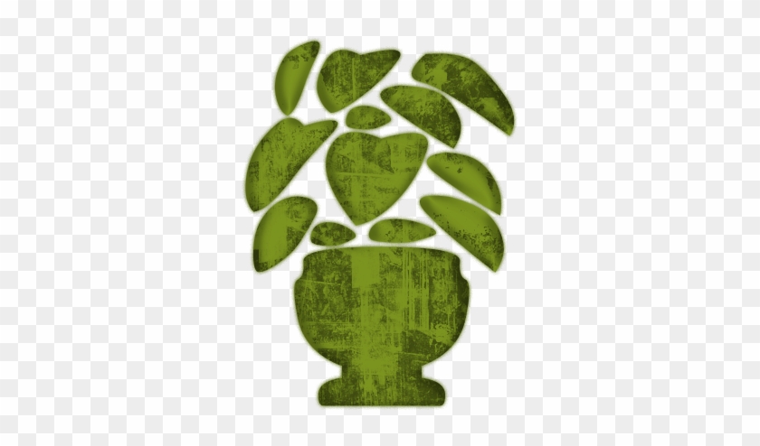 Green Potted Plant Icon Clipart - Artistic Plant #302884