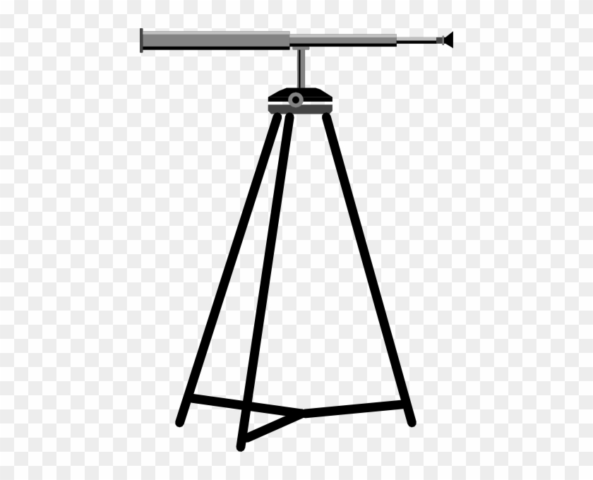 Free Vector Telescope Clip Art - Teleskop Kikkert Med Stativ #302909