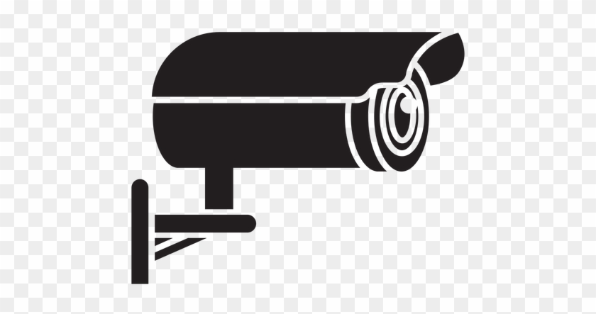 Video Surveillance Camera Flat Icon Transparent Png - Simbolo Camara De Videovigilancia #302913