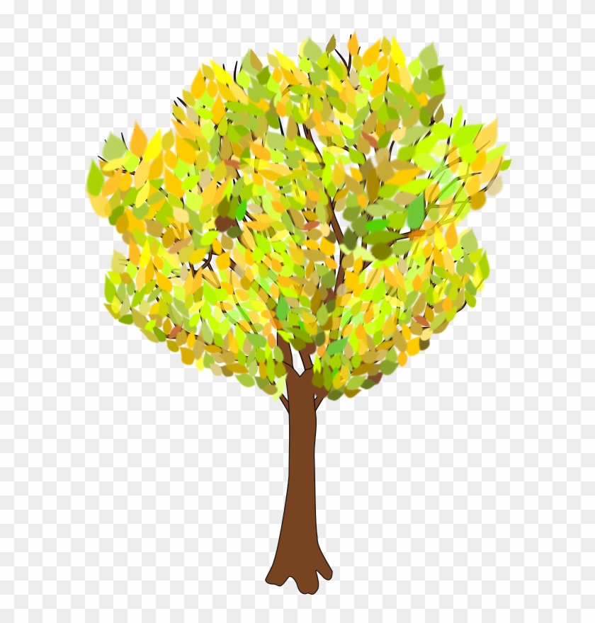 Fall Leaves Drawings Download - Efterår Træ Png #302939