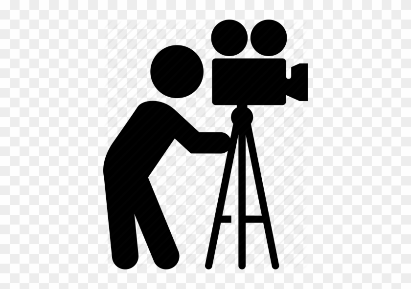 Video Camera Tripod Png Pic - Video Camera Icon #302960