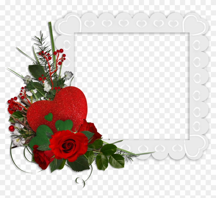 Hearts And Roses Coloring Pages - Red Roses Photo Frames #303002