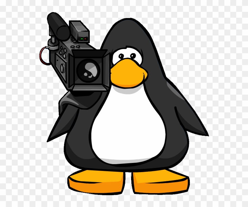 Video Camera On A Player Card - Club Penguin Cop #303008