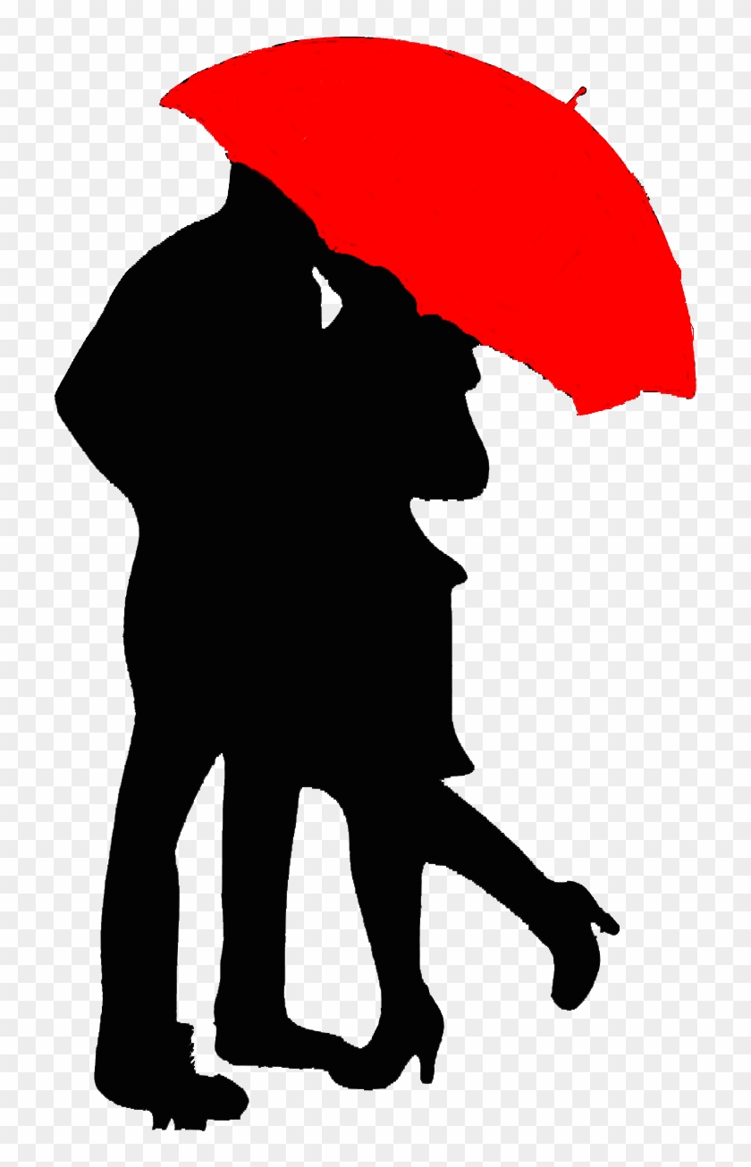 Dias Dos Namorados 12 06 - Lovers Under Umbrella Silhouette #303037