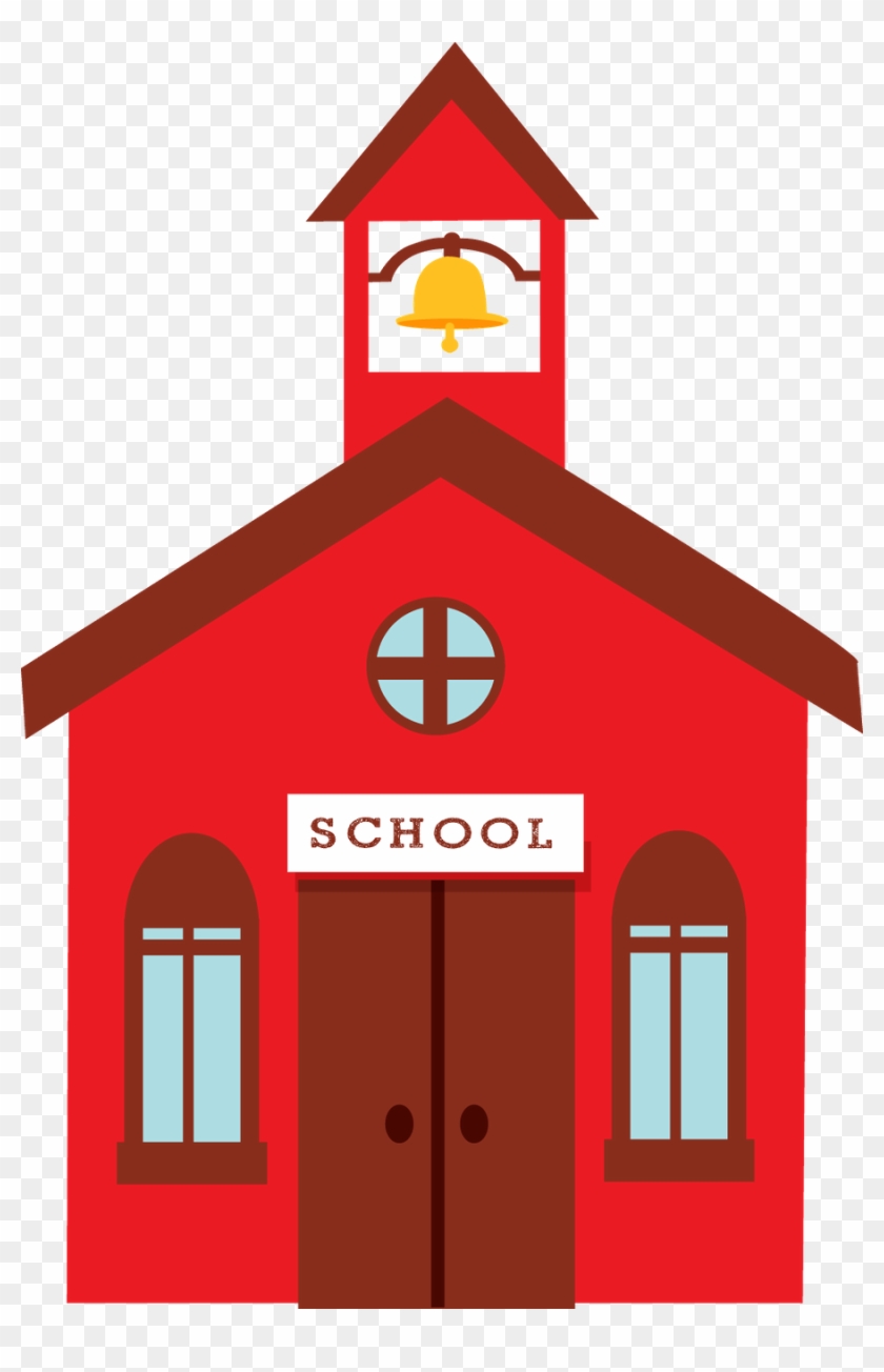 Apple Schoolhouse Quiltsschool Kidsdigital Scrapbookingclip - Little Red School House Cartoon #303171