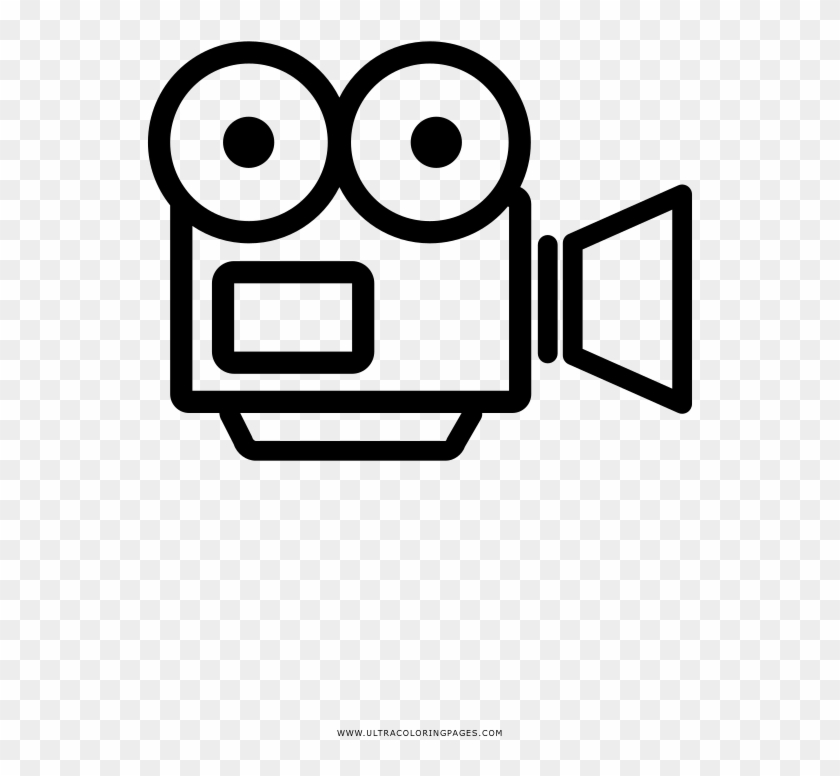 Video Camera Coloring Page - Desenho De Filmadora Para Colorir #303207