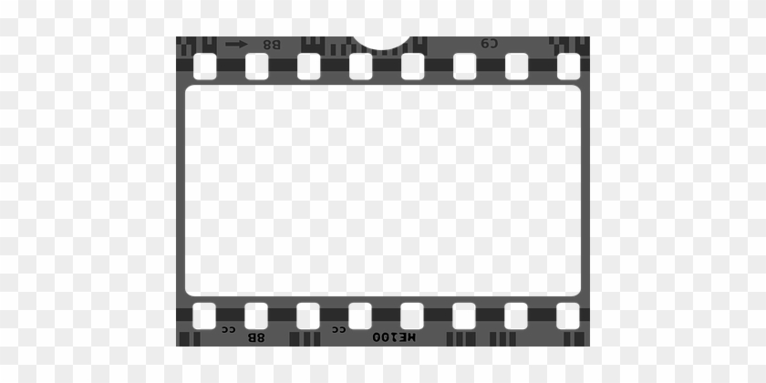 Movie Cinema Negative Frame Camera Border - Film Strip Png #303235