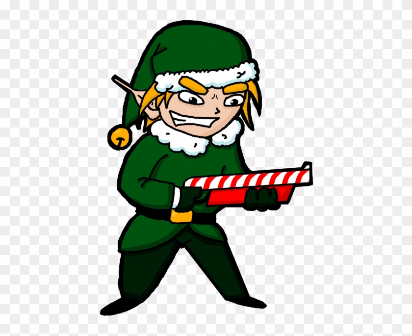 Xmas 2017 Special Saturday At Tuddenham Â€“ Gunman - Christmas Elf With Gun #303348