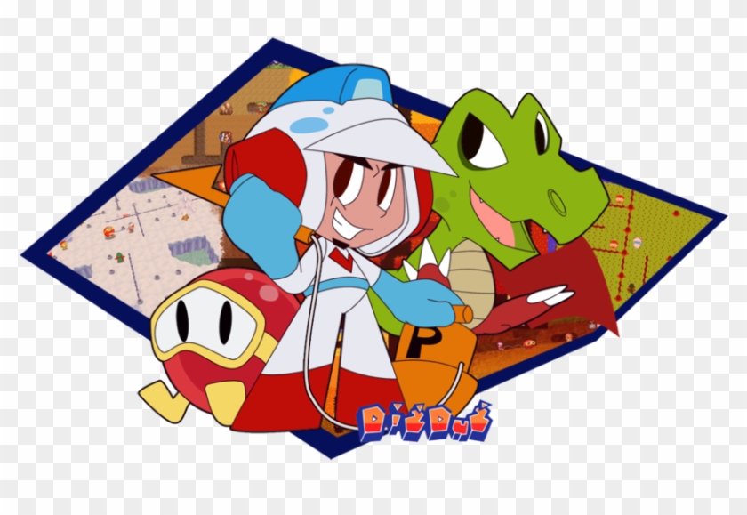 Dig Dug By Whatifgirl - Dig Dug Character Art #303404