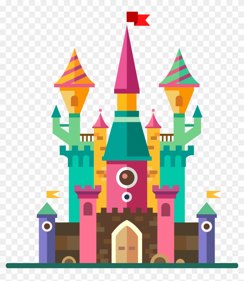 Cute Castle Png Clipart Image - Castle Illustration #303438