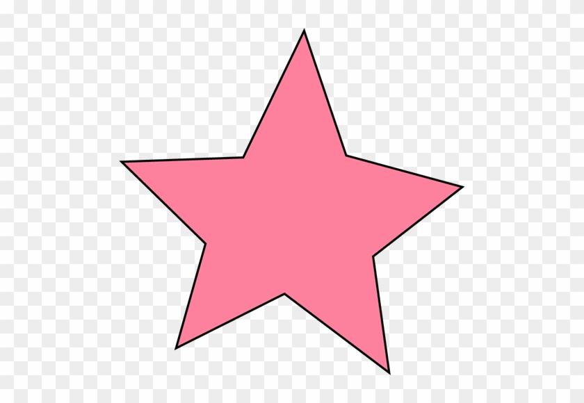 Pink Star - Pink Clip Art Star #303445