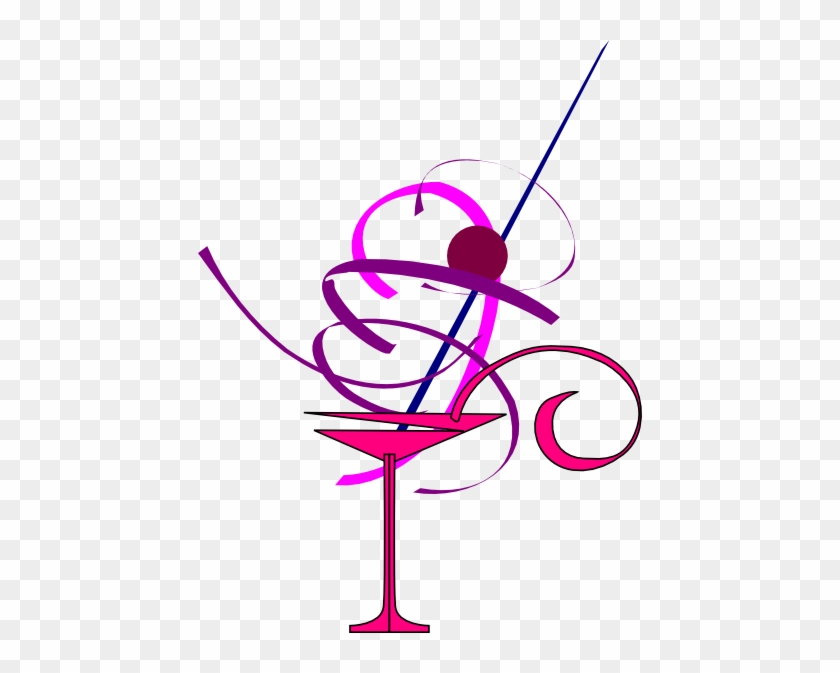 Martini Glass Cocktail Glass Clip Art Image - Cartoon Cocktail Glass #303450