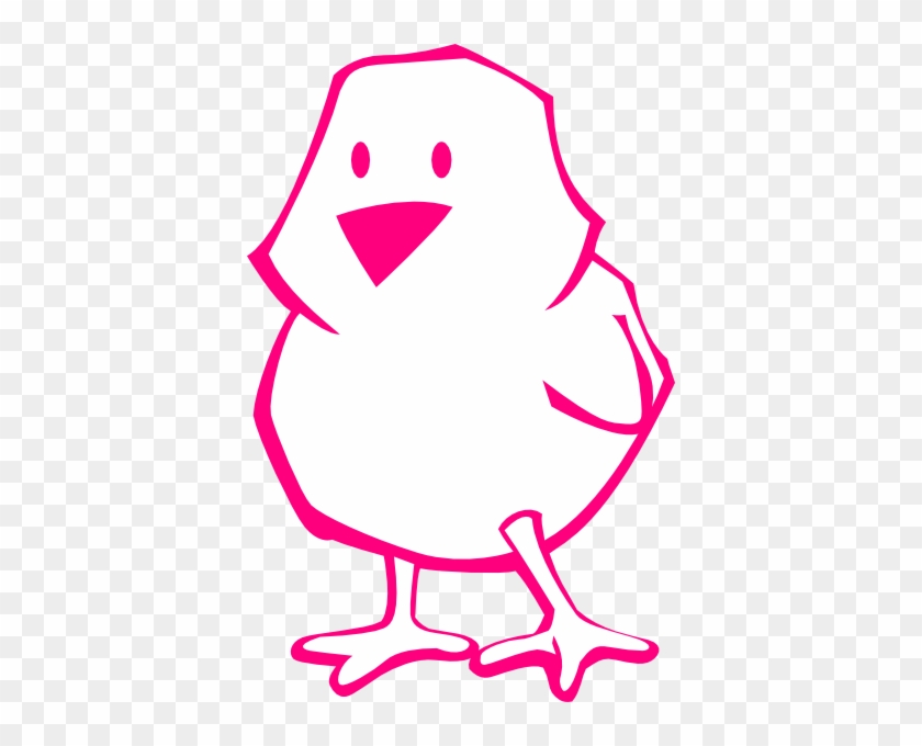 Baby Chick Clip Art Vector Online Royalty Free And - Pollo Animado Rosa -  Free Transparent PNG Clipart Images Download