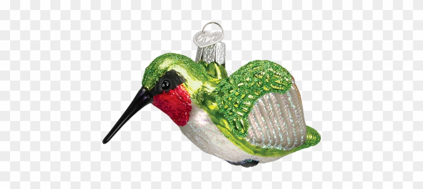 Hummingbird Christmas Ornaments - Old World Christmas Glass Blown Ornament With S-hook #303670