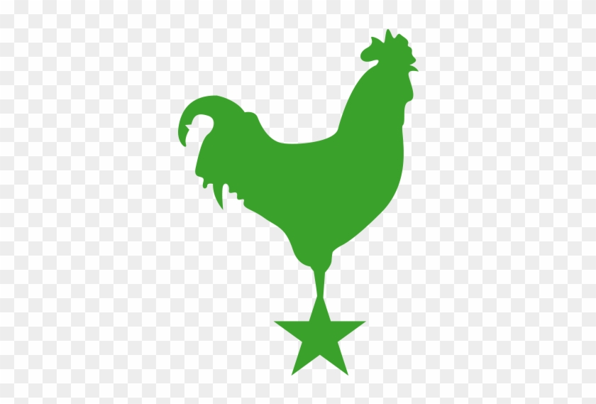 Rooster Clipart Green - Farmview Market Logo #303716