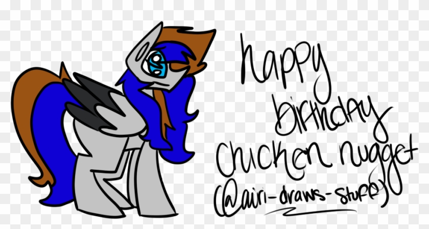 Happy Birthday Chicken Nugget By Sketchinglosty - Cartoon #303732