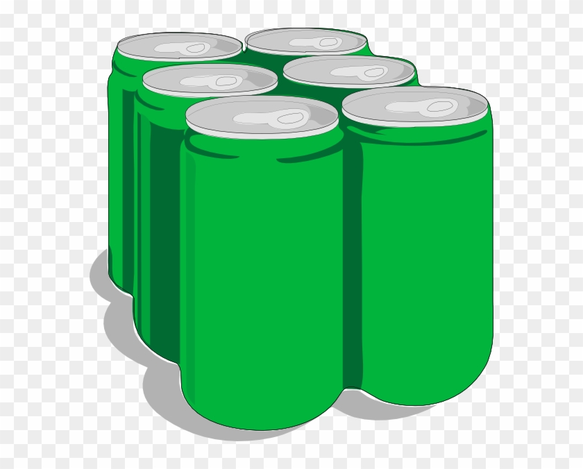 Beverage Cans Clip Art At Clker - Six Pack Of Coke Clipart #303760