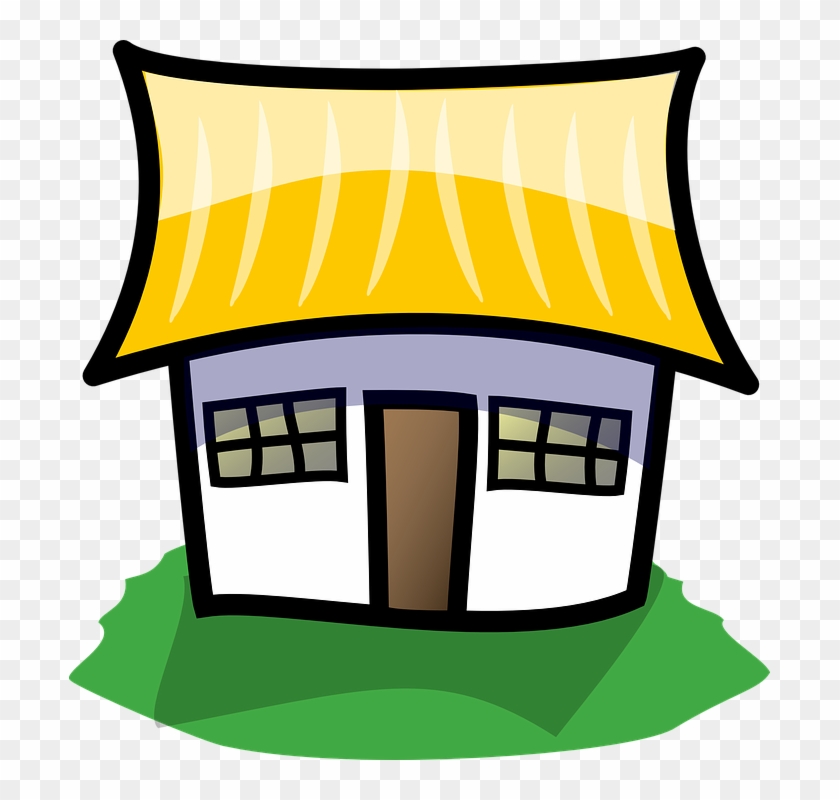 Old House Clipart 25, - Home Clipart #303798