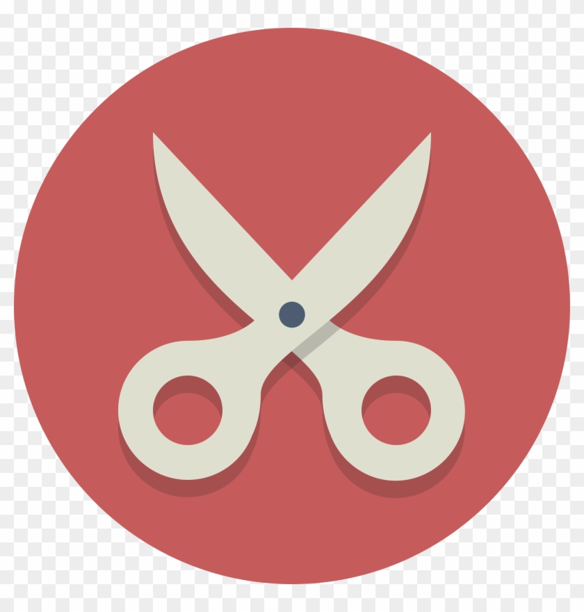 Circle Icons Scissors - Portrait Of A Man #303852