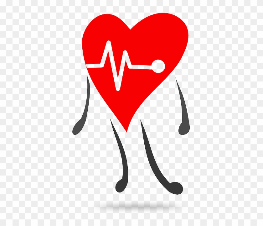 Heart, Love, Signal, Pulse, Person, Heartbeat, Ekg - Health Clip Art #303860