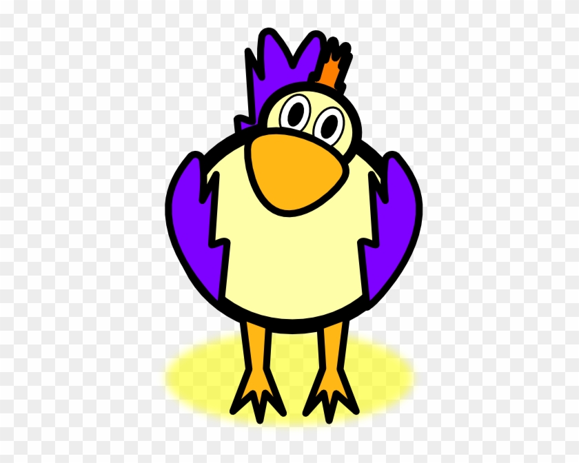 Purple Clipart Chicken - ? #303913