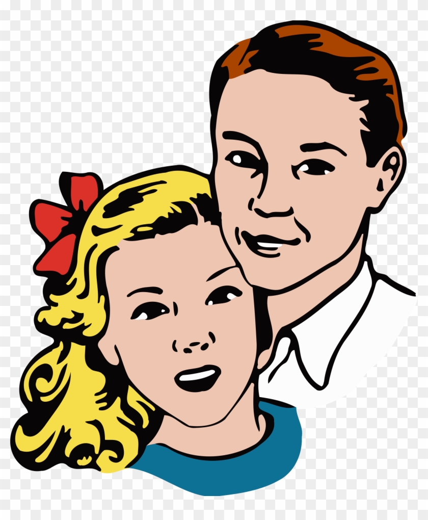 Clipart - Young Couple Png #303949