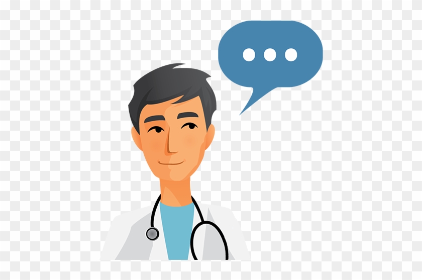 Illustration Of A Doctor - Doctor And Patient Llustration Png #303957