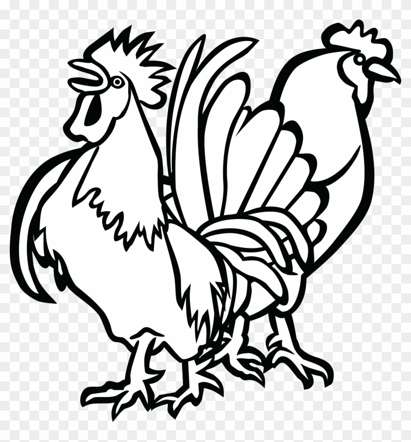 - Eps, - Svg, - Free Clipart Of A Rooster And Hen - Dont Be A Cock Sucker Art #304059