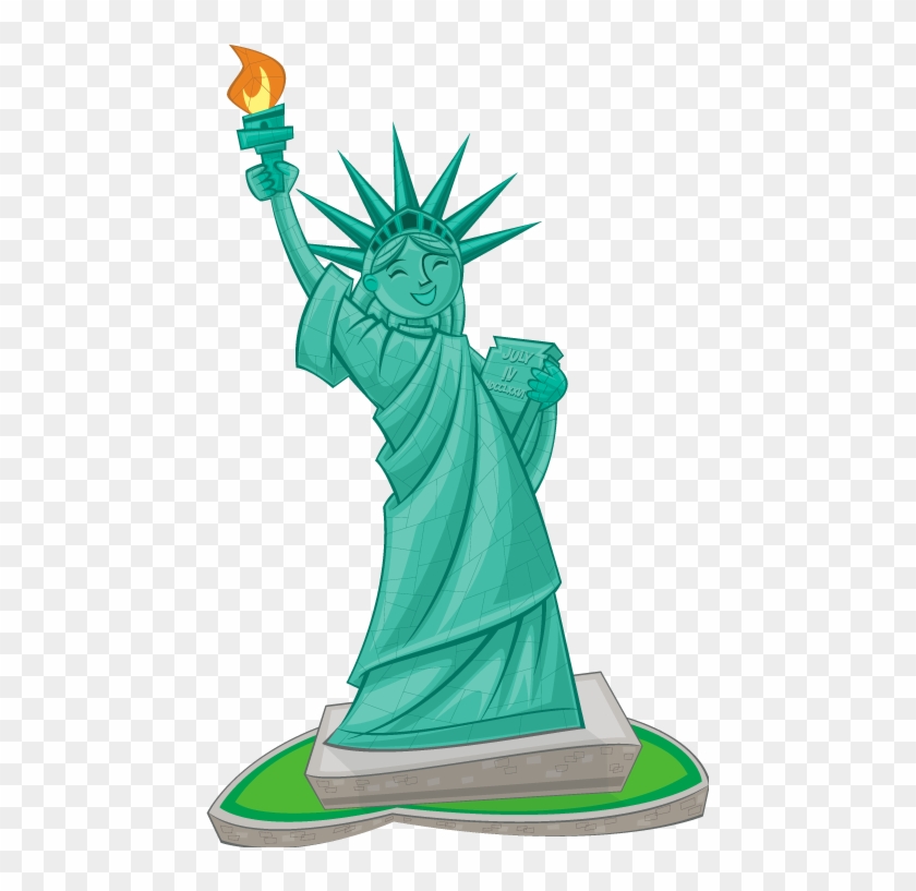 Statue Of Liberty Cartoon Clipart - Clipart Statue Of Liberty #304146