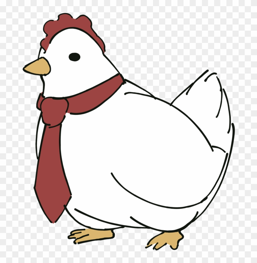 Chicken With A Tie #304178