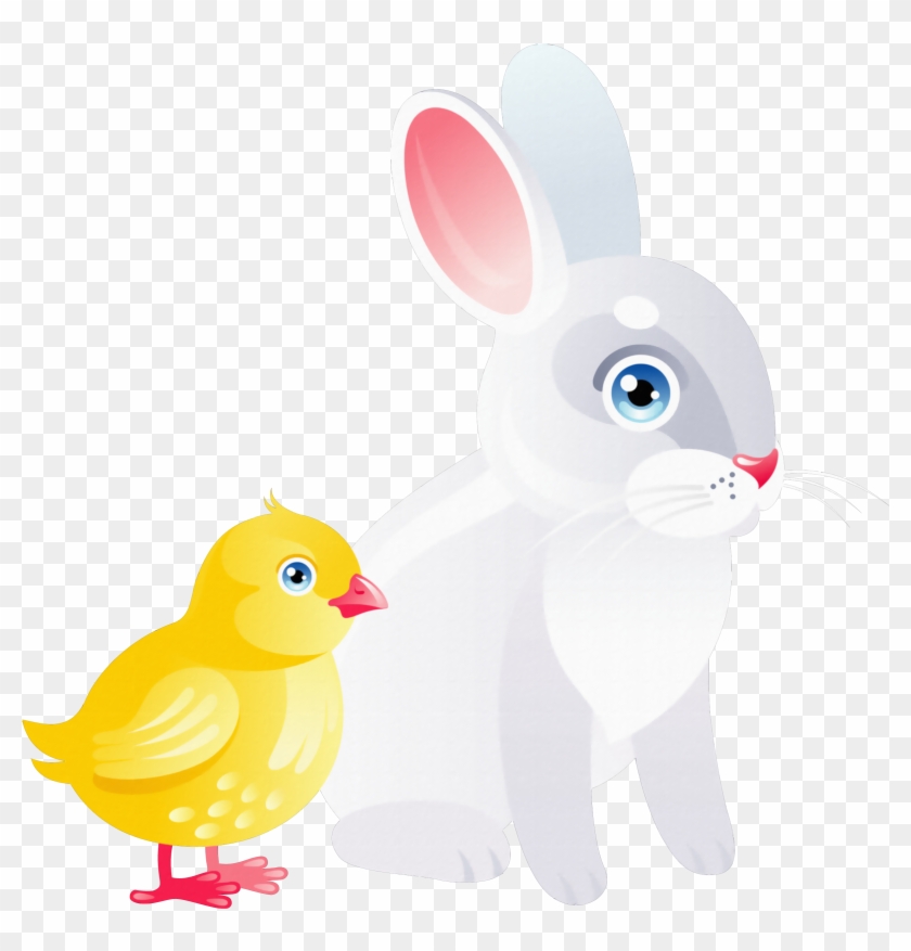 Bunny Dracula Cartoon - Easter Chicken And Bunny #304203