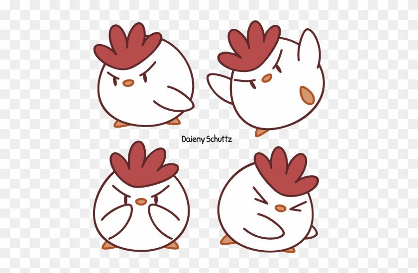 Angry Chicken By Daieny - Angry Chicken Drawing #304215