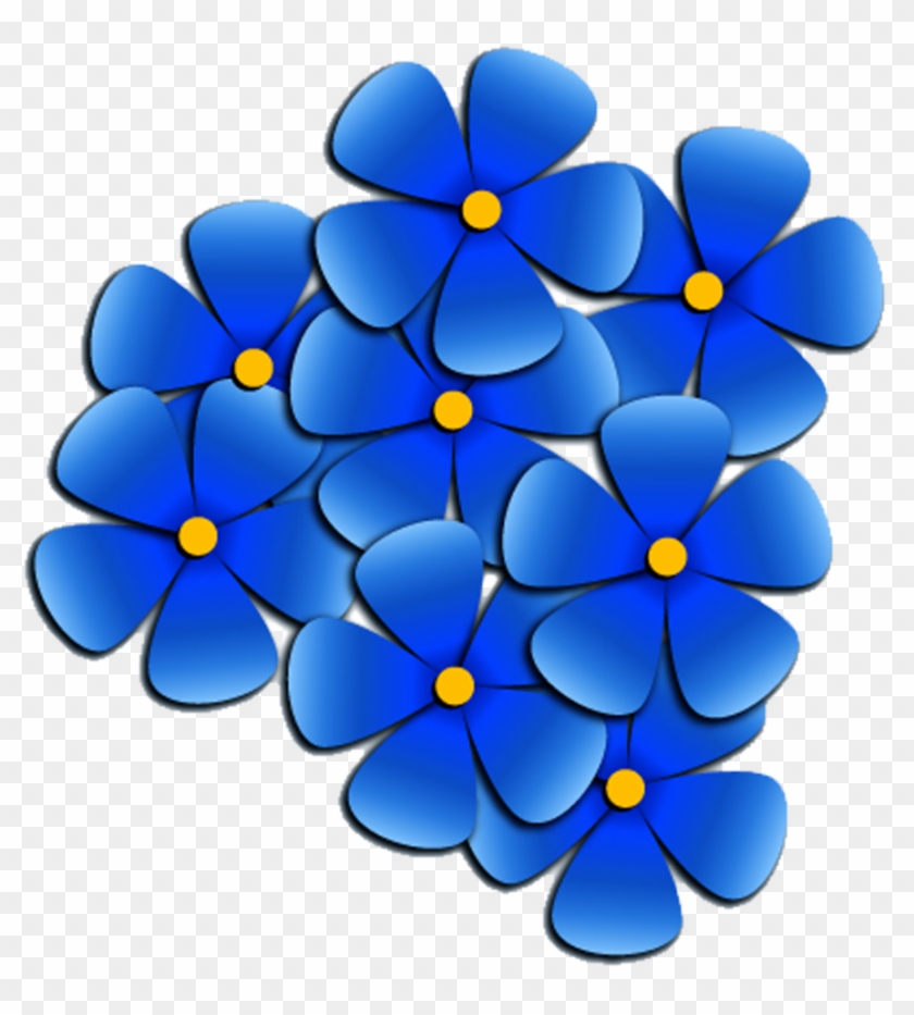 Blue Forget Me Not Flower Clipart - Lobelia #304257